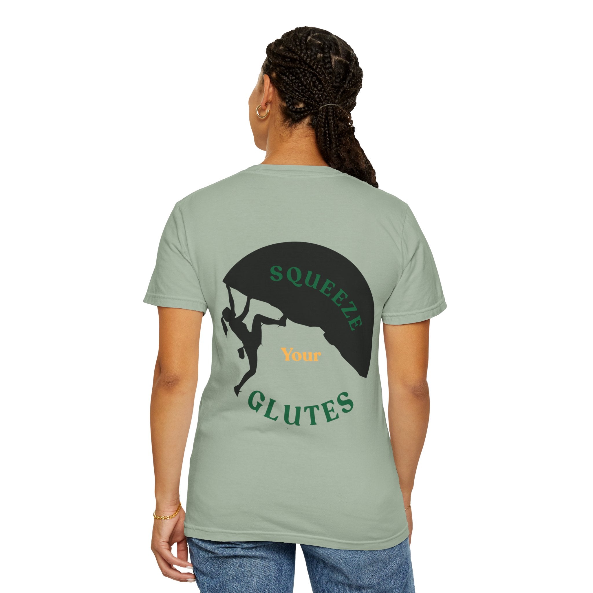 Climbing Motivation T-Shirt - Squeeze Your Glutes