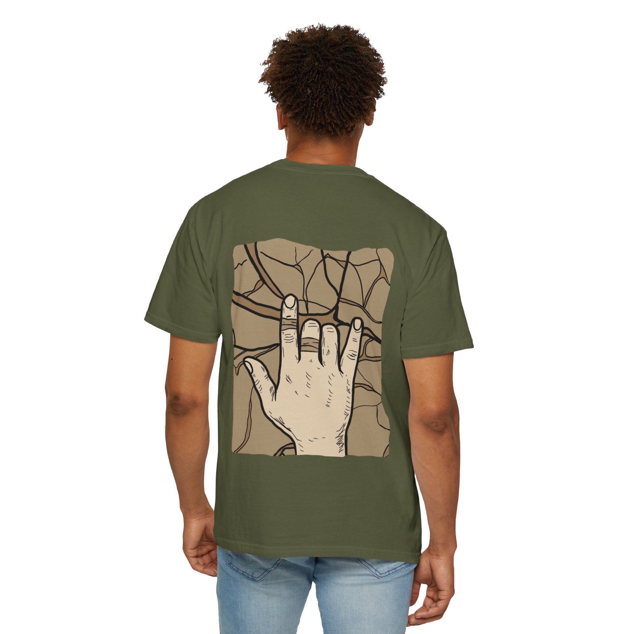 Climbing shirt, Hand on rock, T-shirt - Men