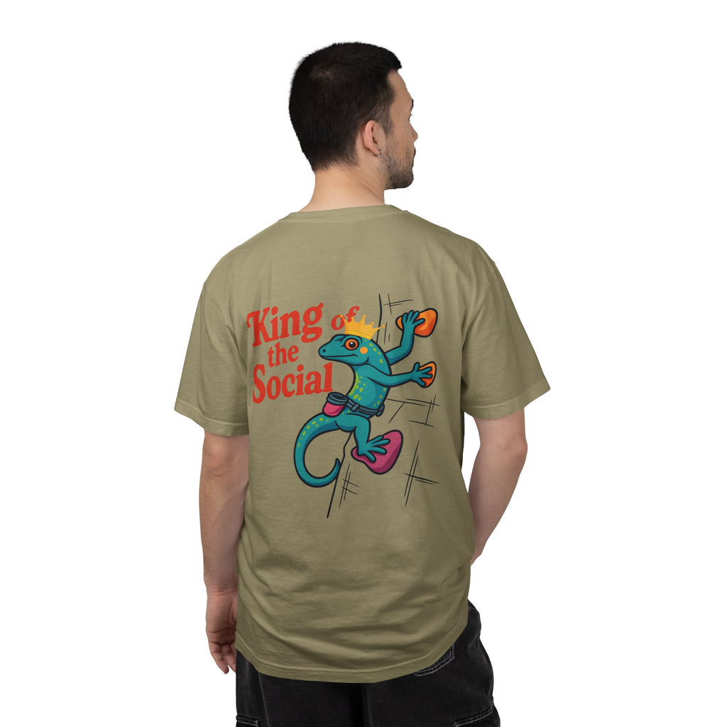 Matan - King of the Social Club T-Shirt — Retro Lizard Graphic Tee