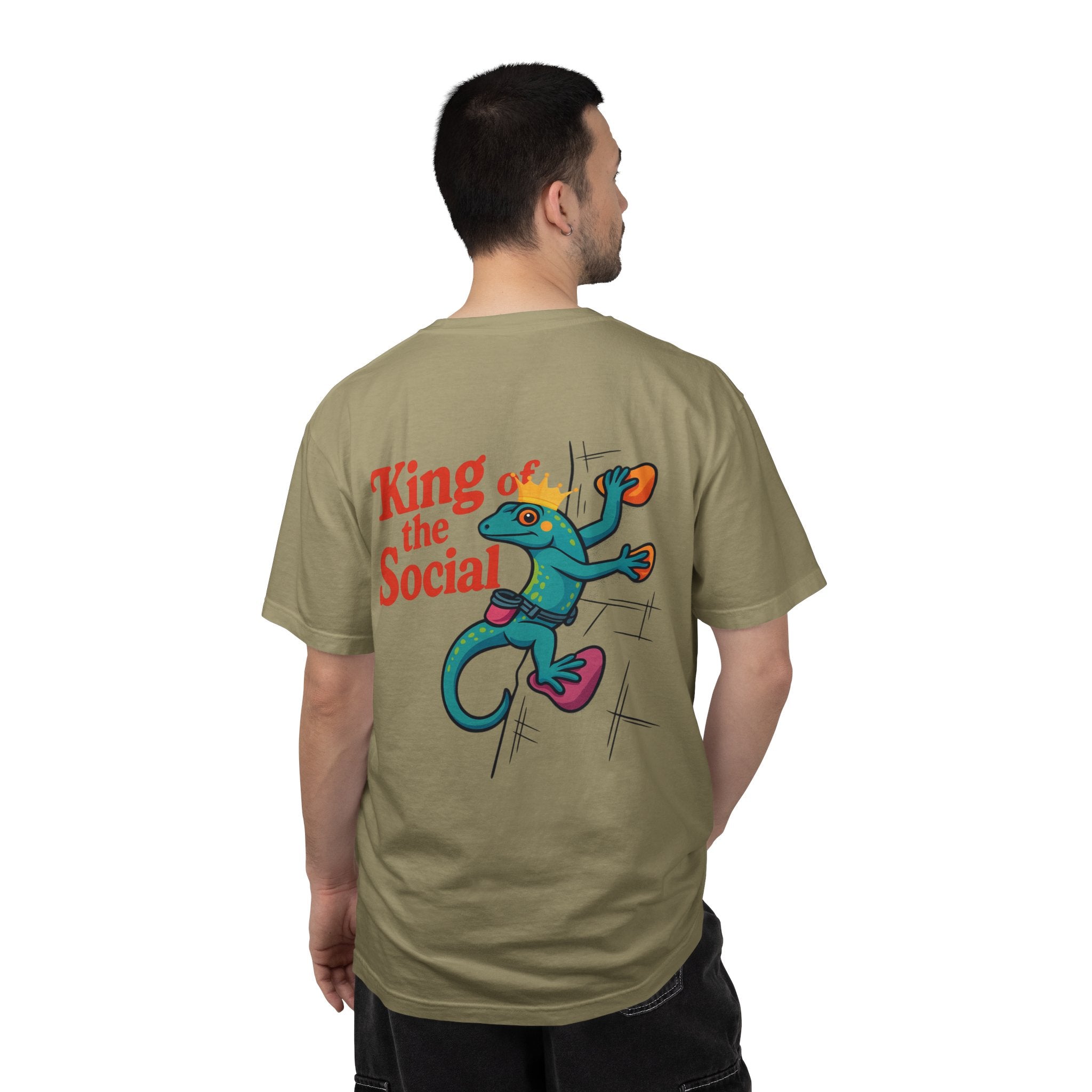 Matan - King of the Social Club T-Shirt — Retro Lizard Graphic Tee