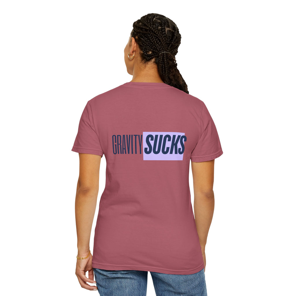 Gravity Sucks Climbing T-Shirt — Funny Rock Climber Tee