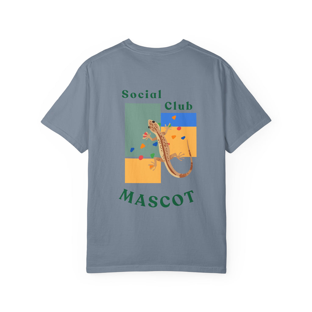 Social Club Mascot Unisex Garment-Dyed T-Shirt