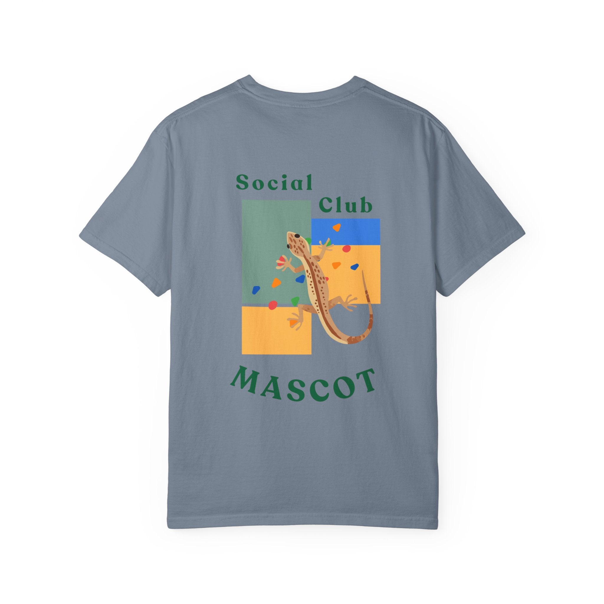 Social Club Mascot Unisex Garment-Dyed T-Shirt