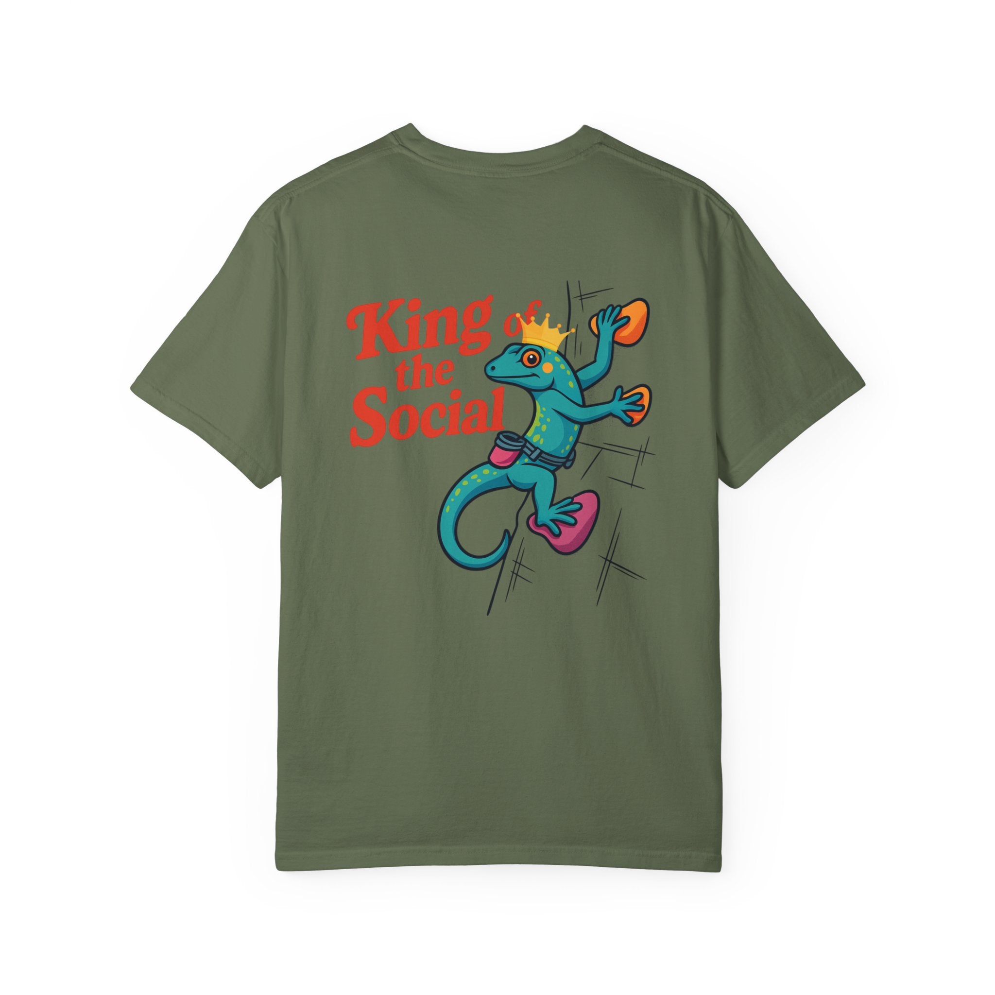 Matan - King of the Social Club T-Shirt — Retro Lizard Graphic Tee