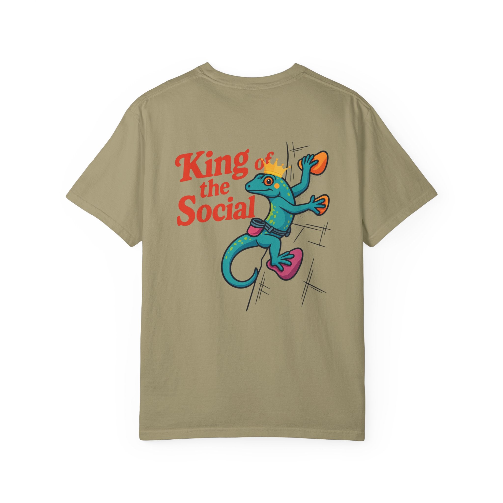Matan - King of the Social Club T-Shirt — Retro Lizard Graphic Tee