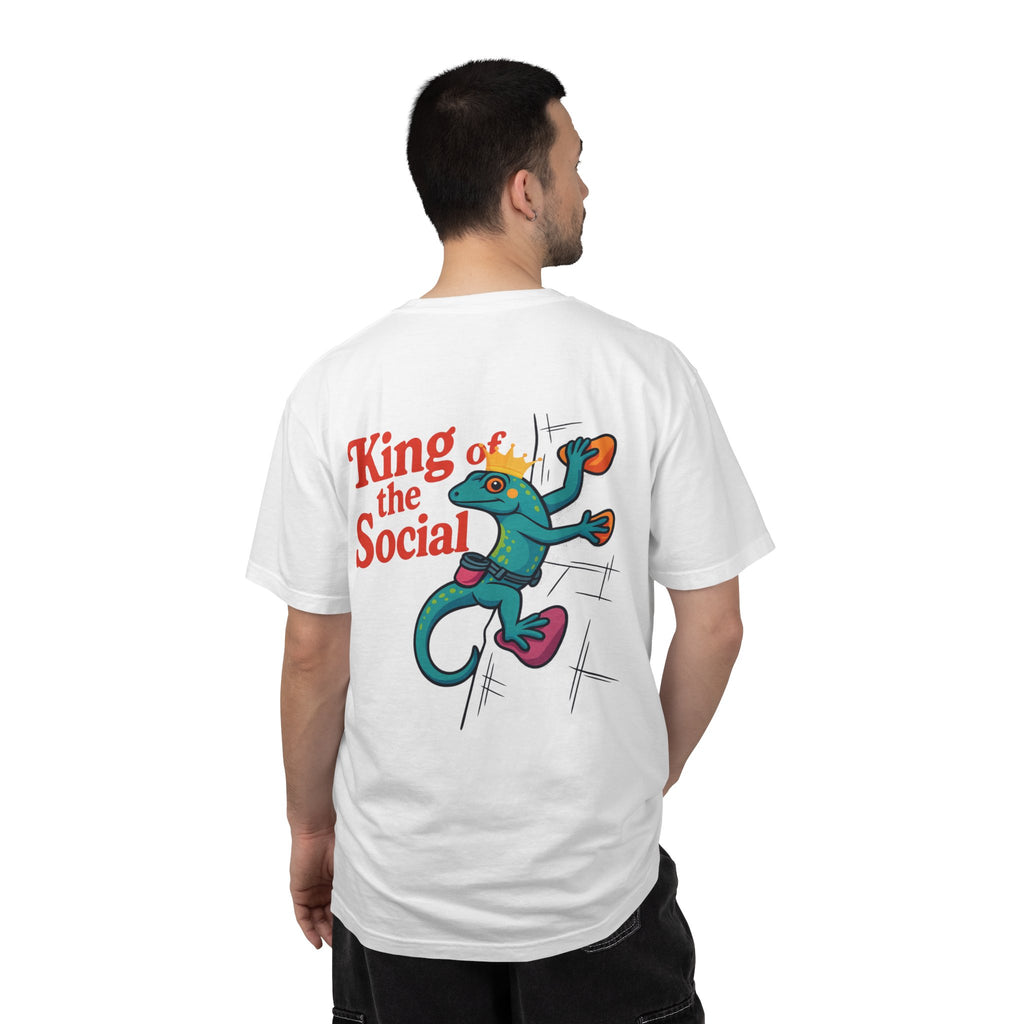 Matan - King of the Social Club T-Shirt — Retro Lizard Graphic Tee