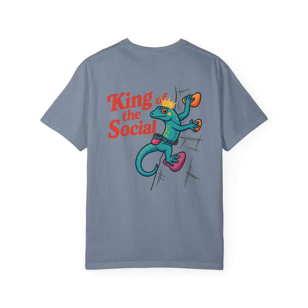 Matan - King of the Social Club T-Shirt — Retro Lizard Graphic Tee