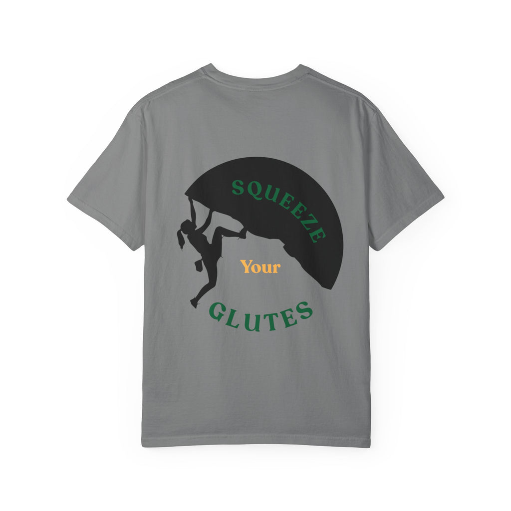 Climbing Motivation T-Shirt - Squeeze Your Glutes