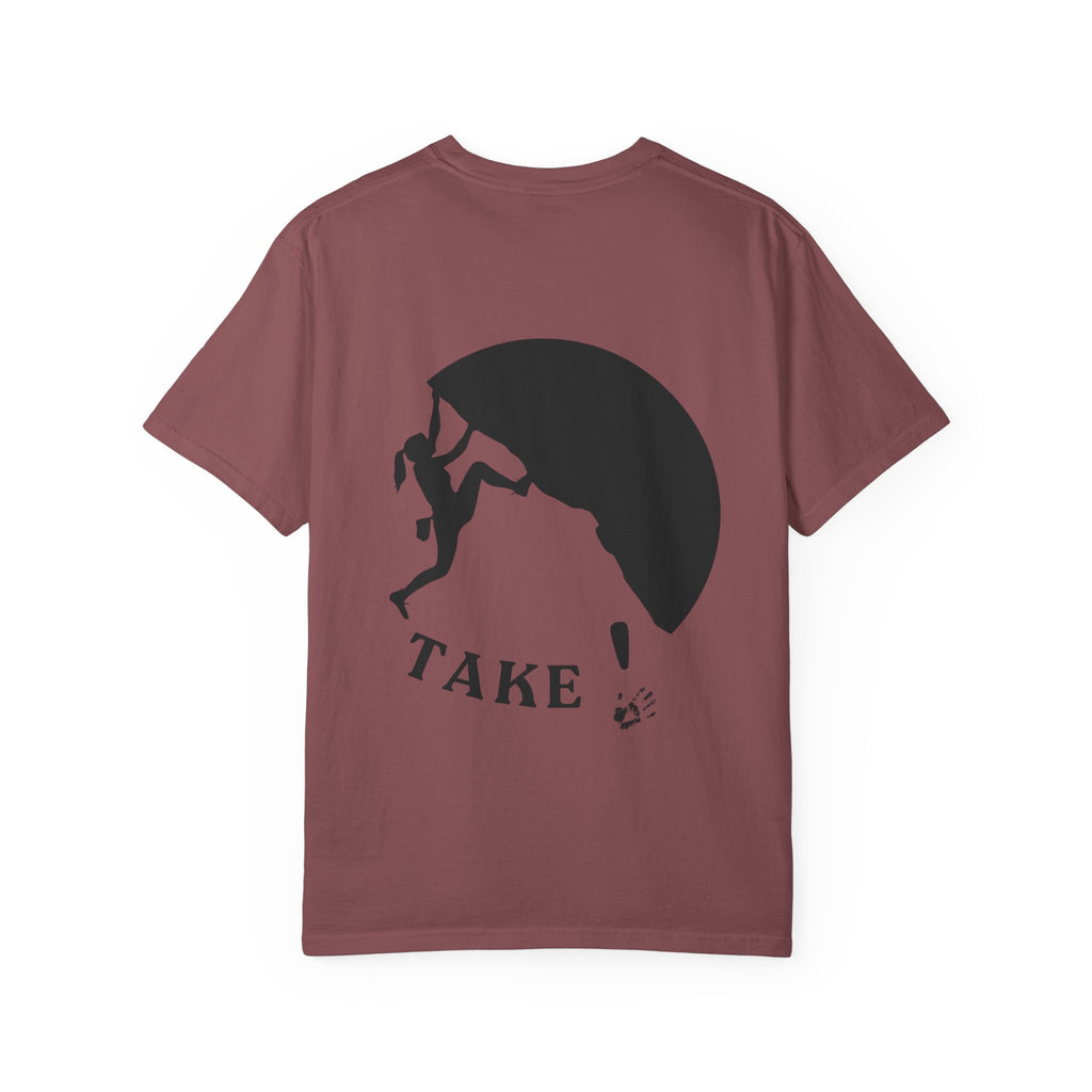 Take , Adventure Climbing Graphic T-Shirt | Take | Fun climbing shirt