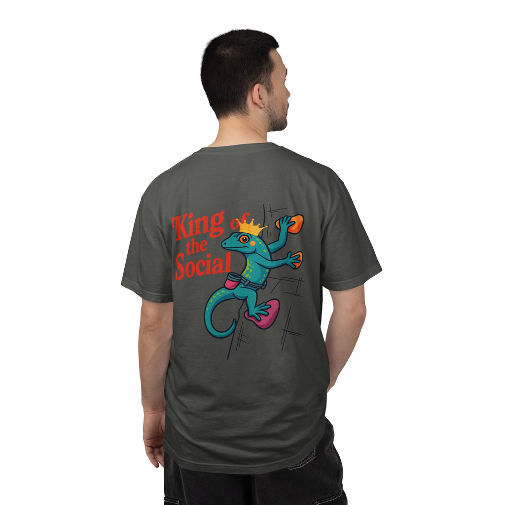 Matan - King of the Social Club T-Shirt — Retro Lizard Graphic Tee