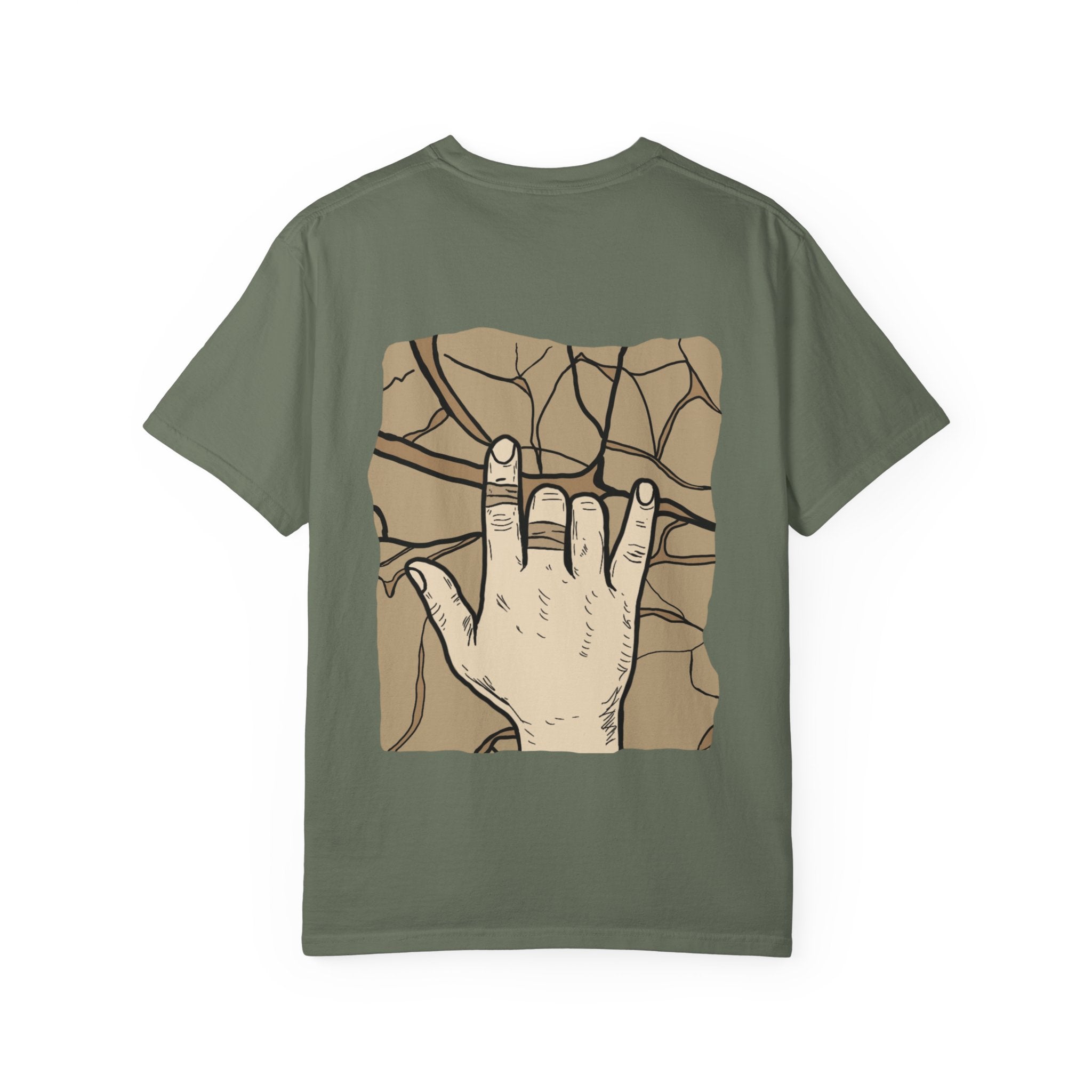 Climbing shirt, Hand on rock, T-shirt - Men