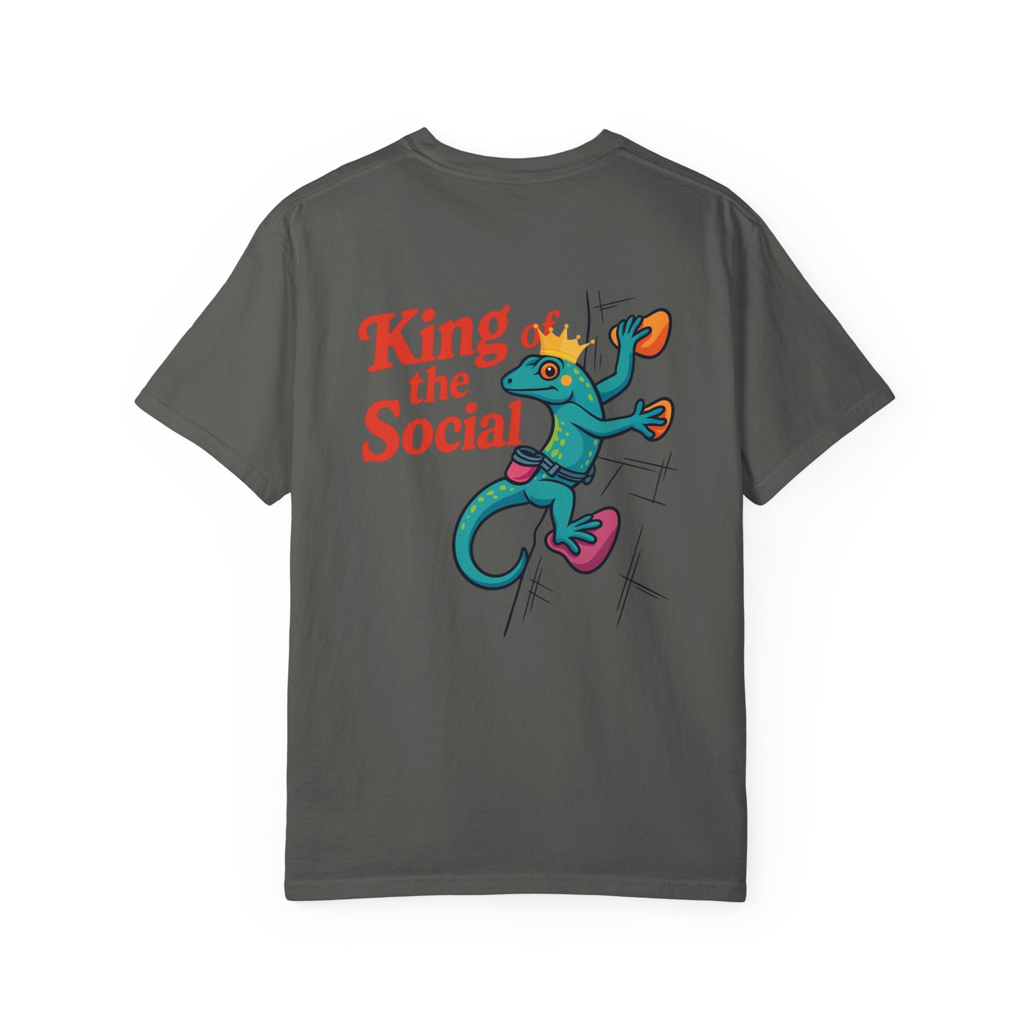 Matan - King of the Social Club T-Shirt — Retro Lizard Graphic Tee