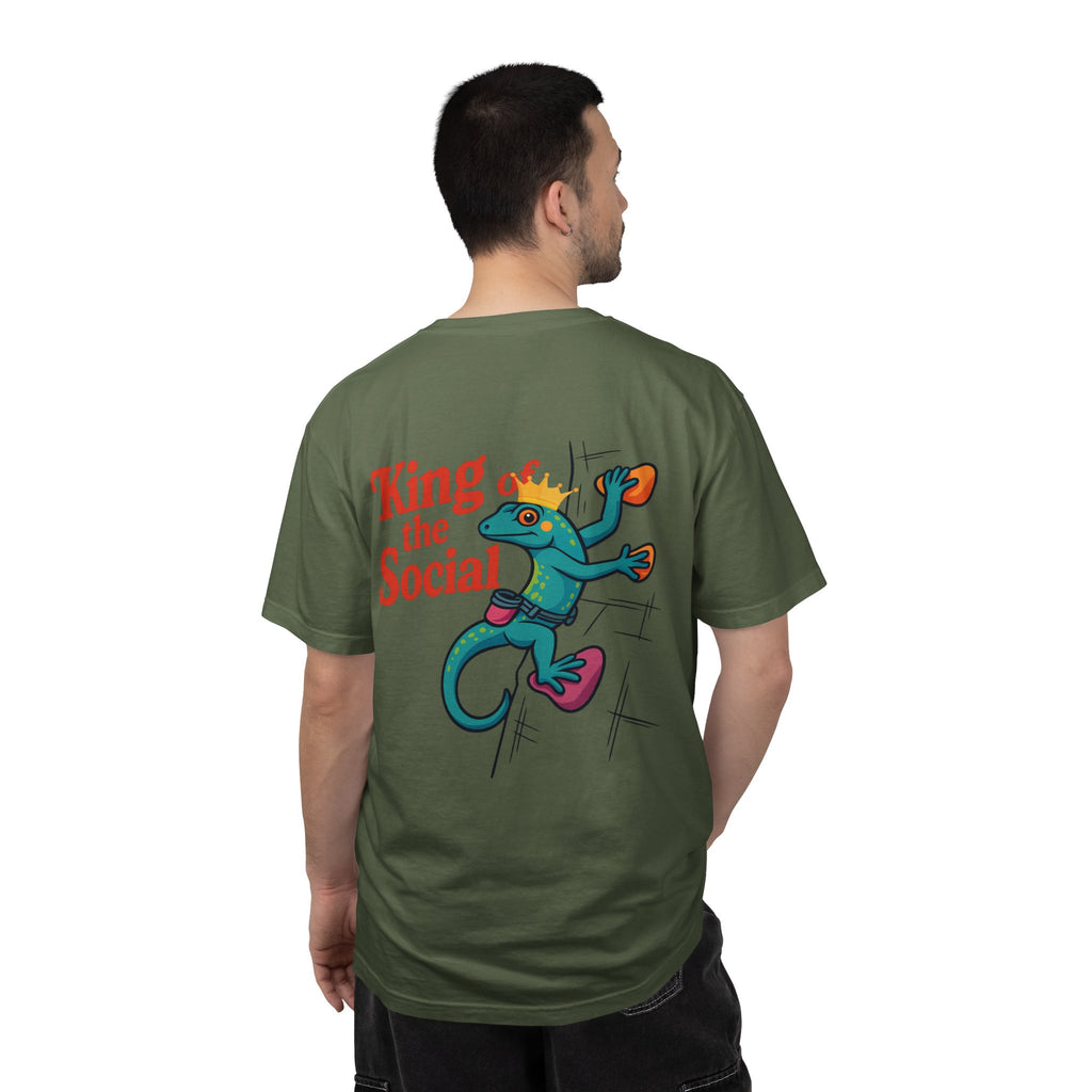 Matan - King of the Social Club T-Shirt — Retro Lizard Graphic Tee