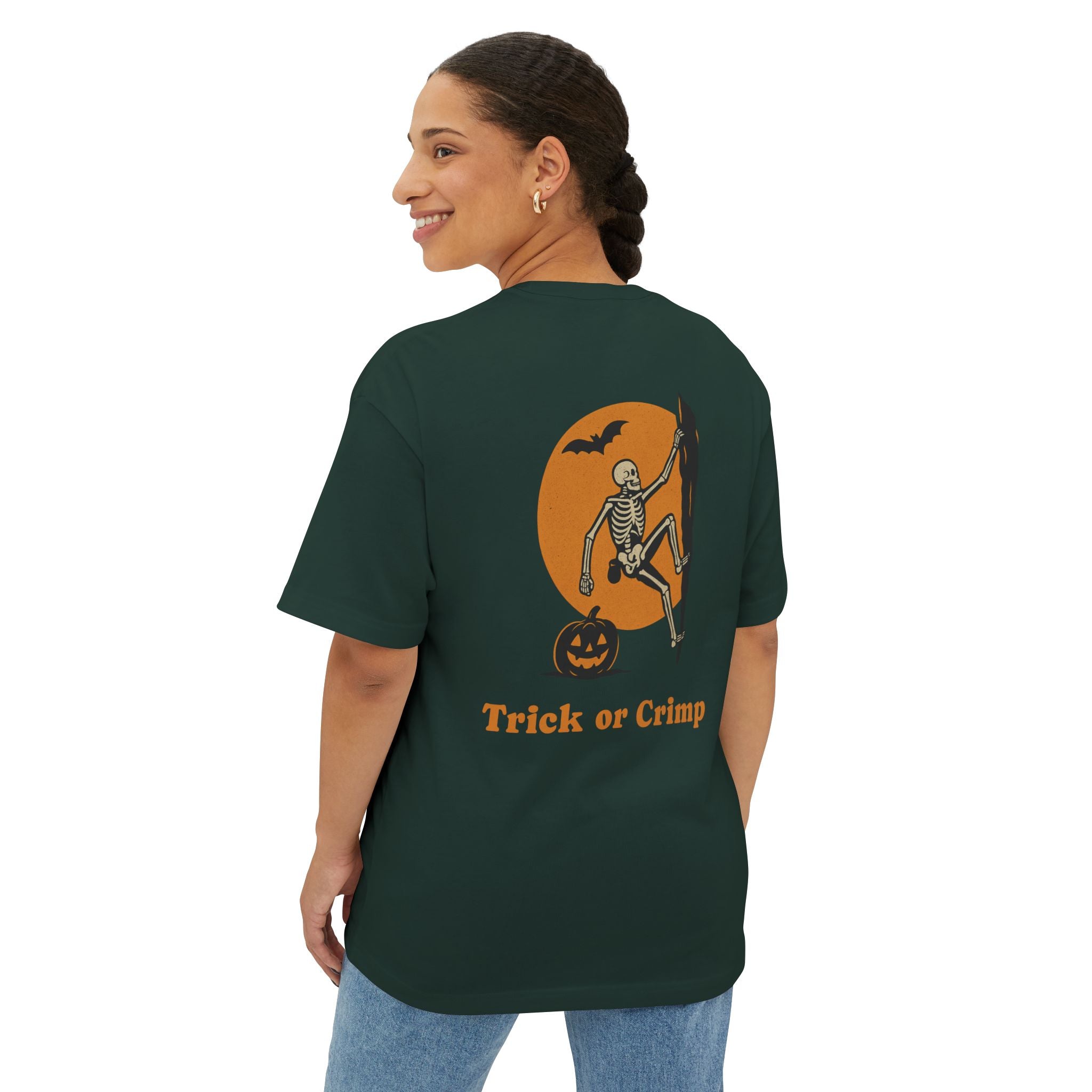 Trick or Crimp, Skeleton, Dark, T-Shirt