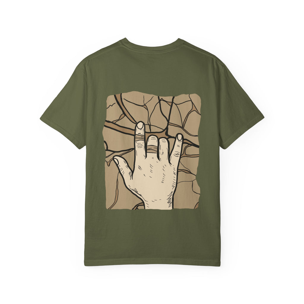 Climbing shirt, Hand on rock, T-shirt - Men