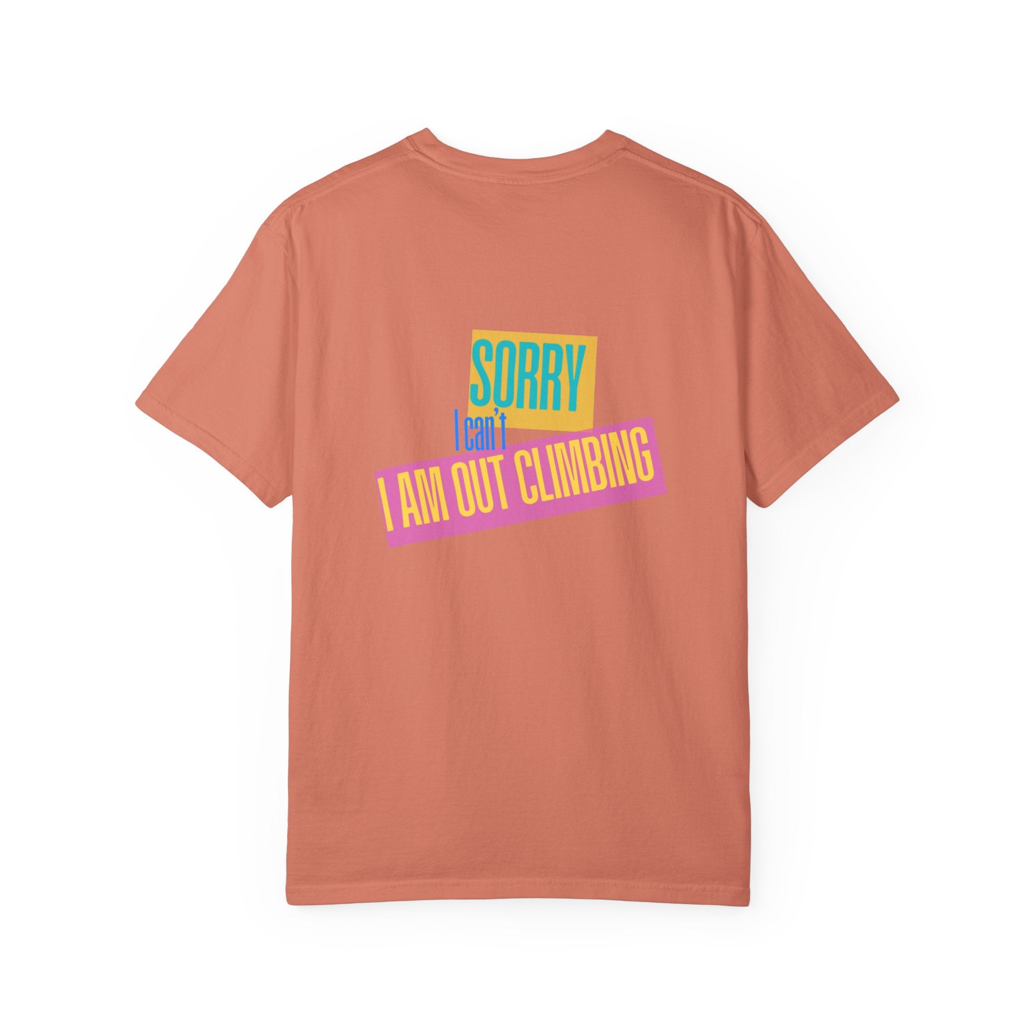 Sorry I Can’t — Fan Club Tee (White Garment-Dyed T-Shirt)