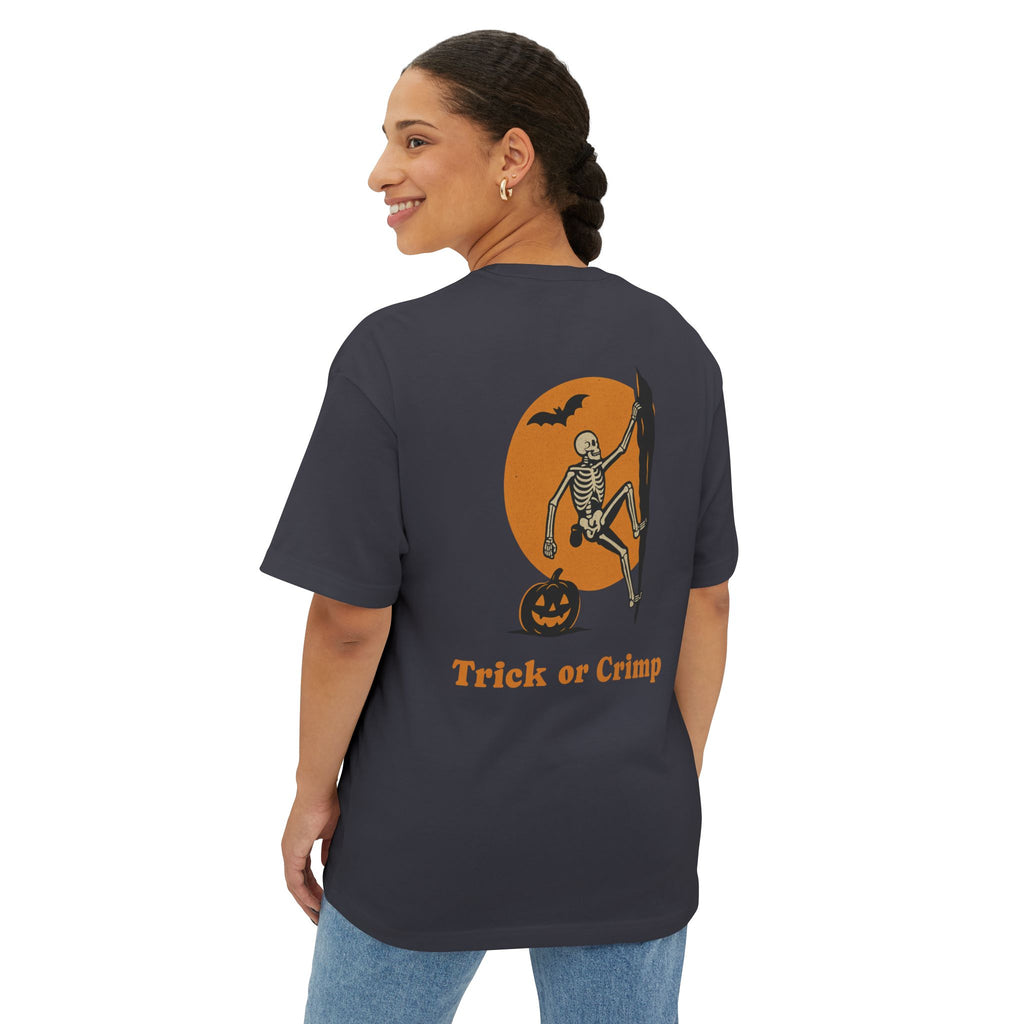 Trick or Crimp, Skeleton, Dark, T-Shirt