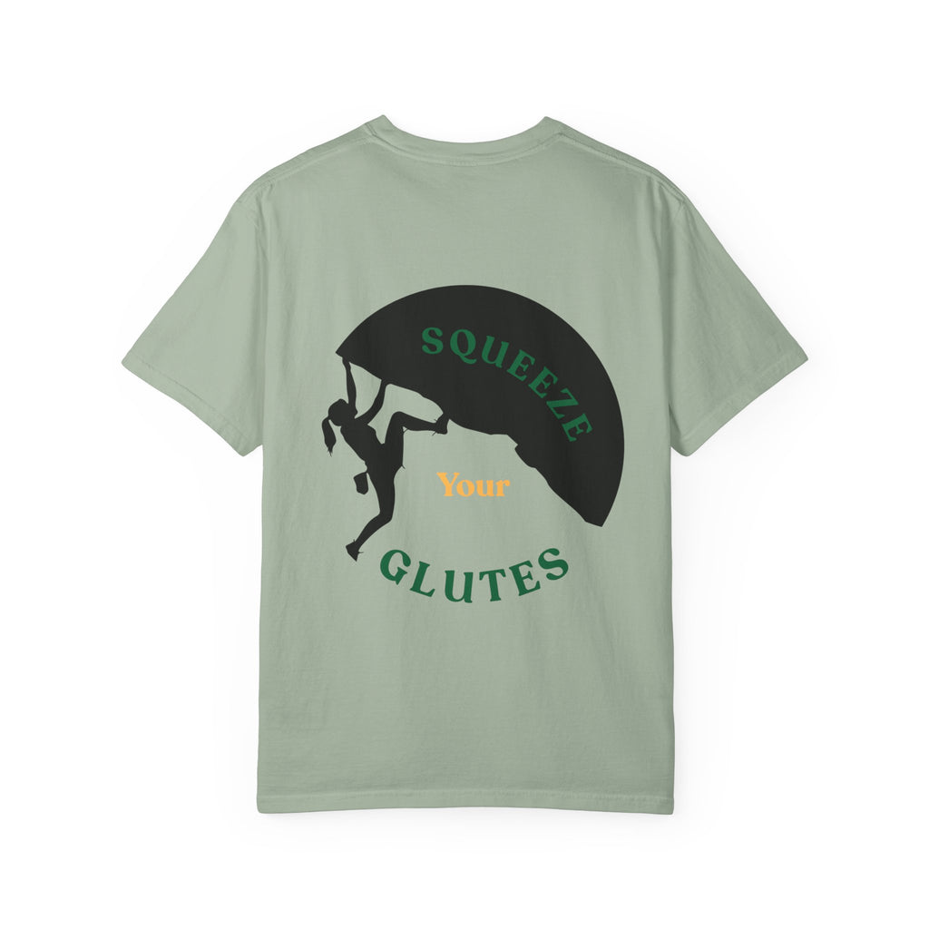 Climbing Motivation T-Shirt - Squeeze Your Glutes