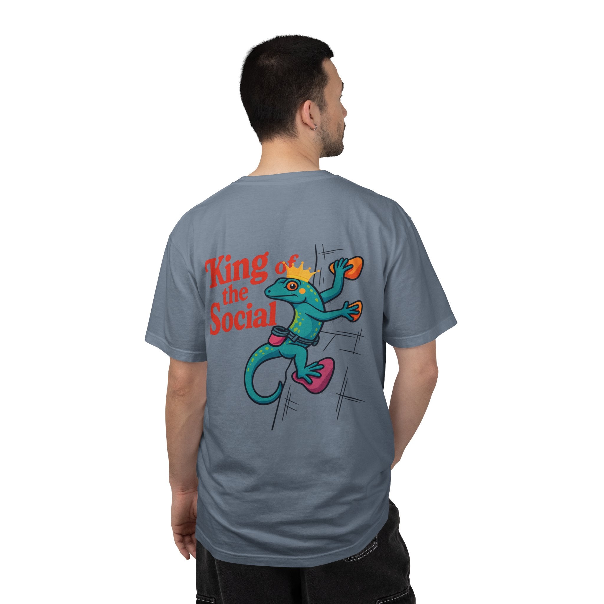 Matan - King of the Social Club T-Shirt — Retro Lizard Graphic Tee