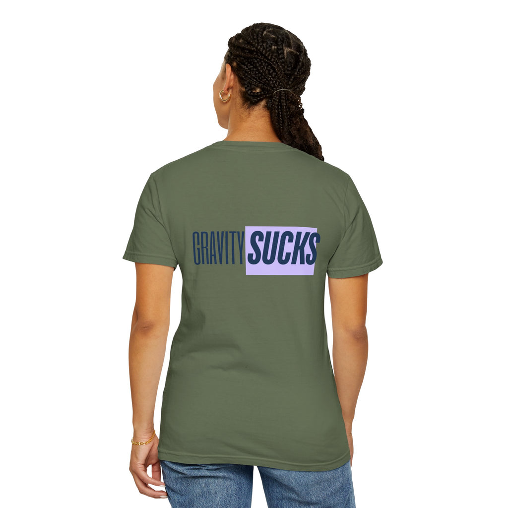 Gravity Sucks Climbing T-Shirt — Funny Rock Climber Tee