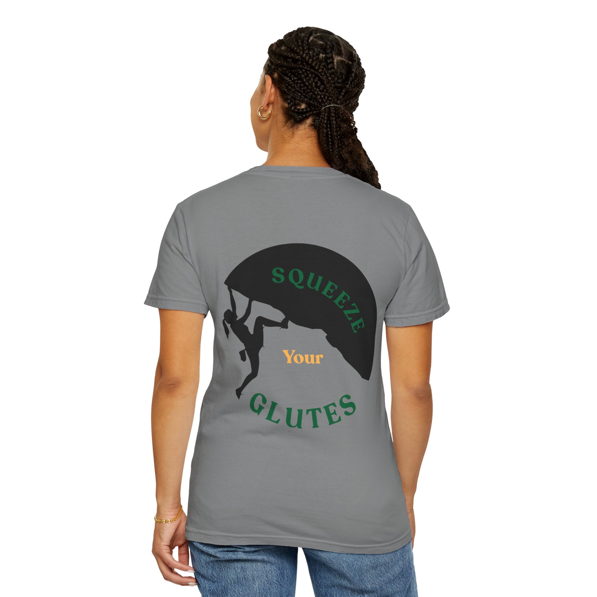 Climbing Motivation T-Shirt - Squeeze Your Glutes