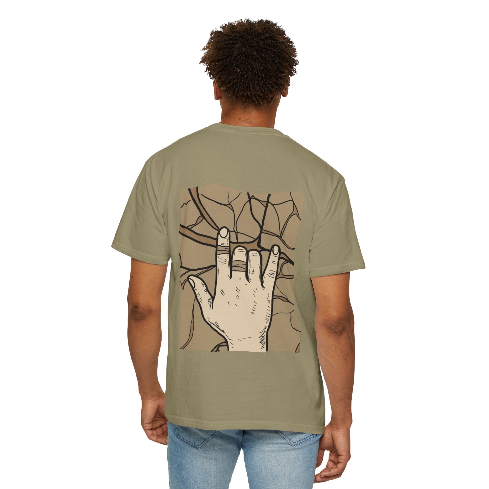 Climbing shirt, Hand on rock, T-shirt - Men