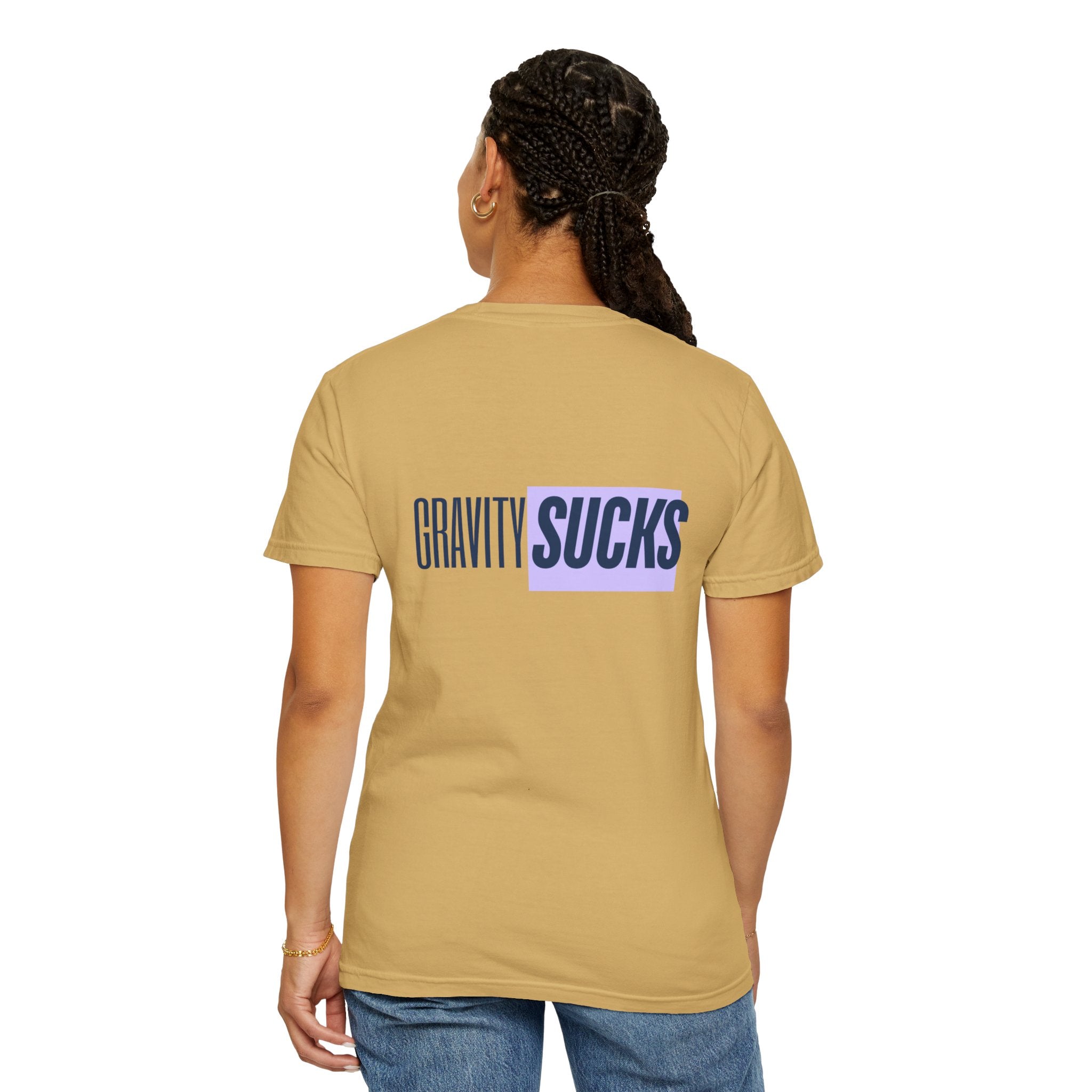 Gravity Sucks Climbing T-Shirt — Funny Rock Climber Tee