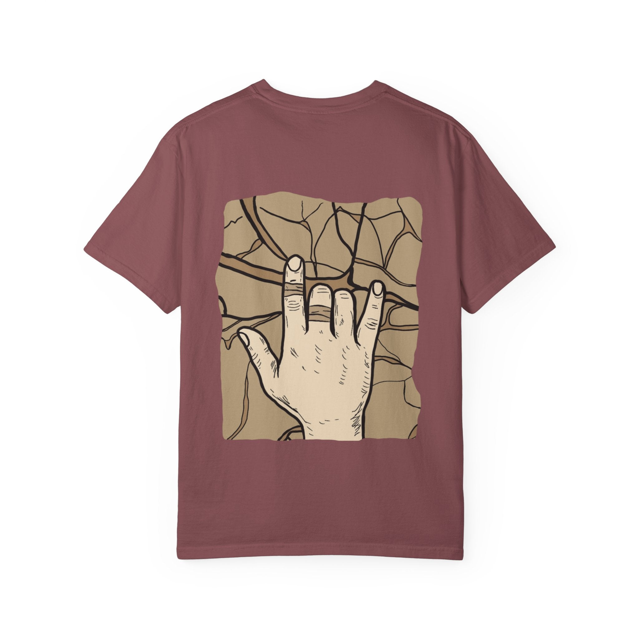 Climbing shirt, Hand on rock, T-shirt - Men