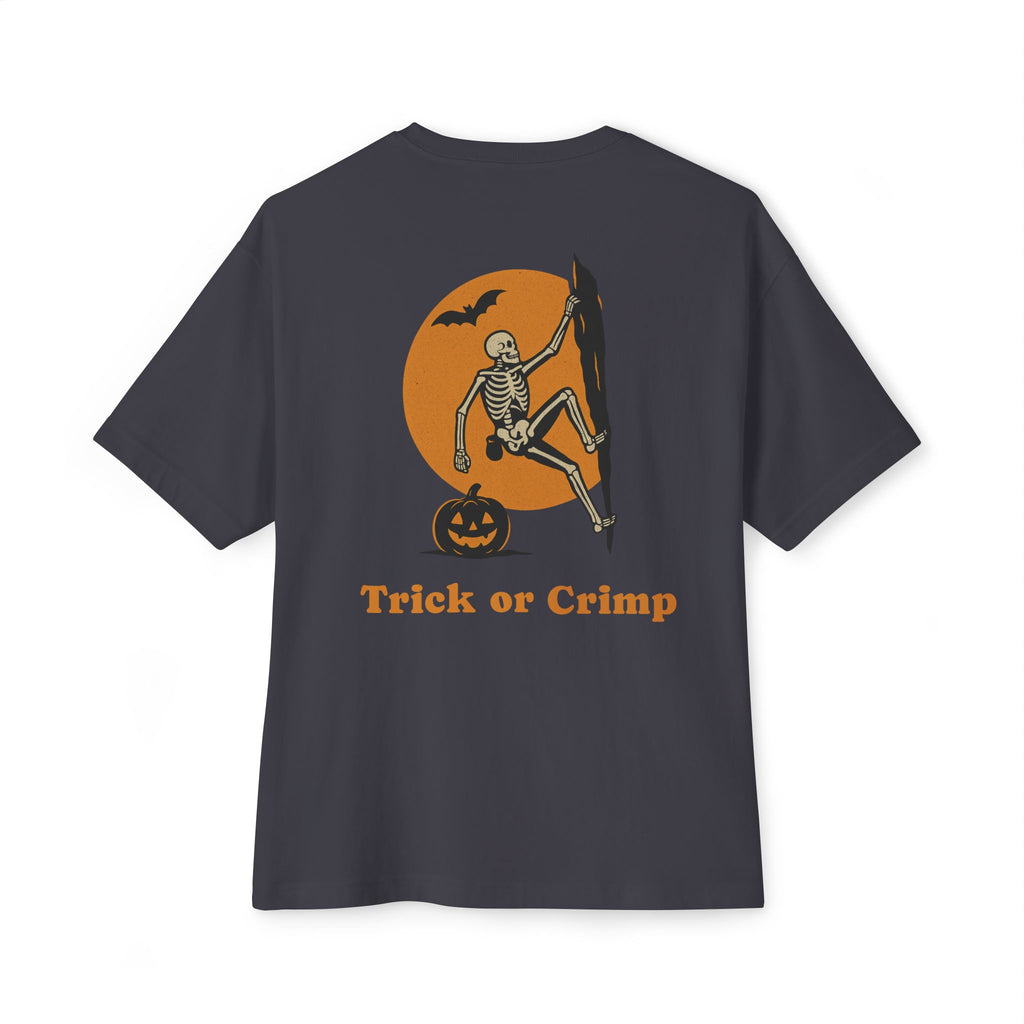 Trick or Crimp, Skeleton, Dark, T-Shirt