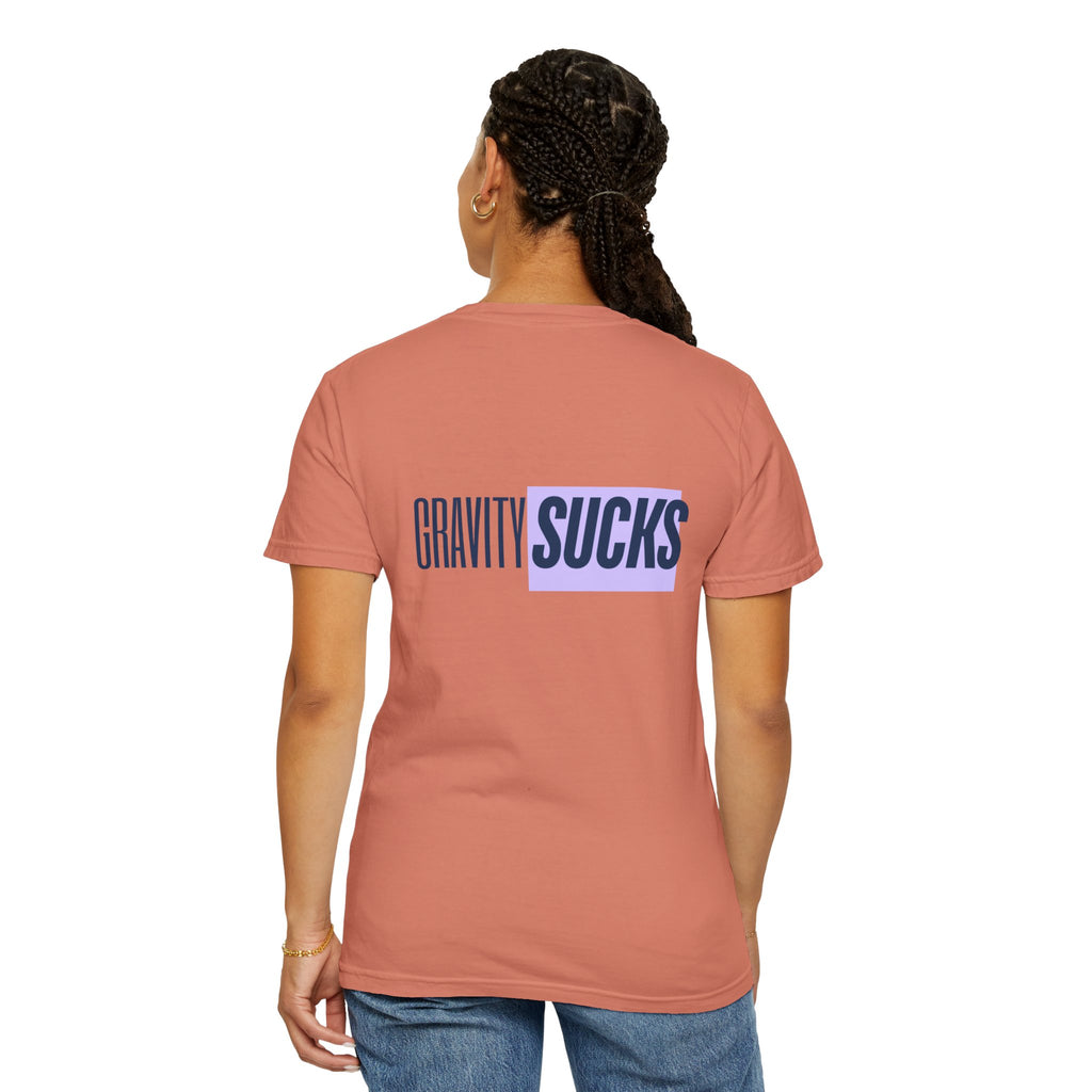 Gravity Sucks Climbing T-Shirt — Funny Rock Climber Tee