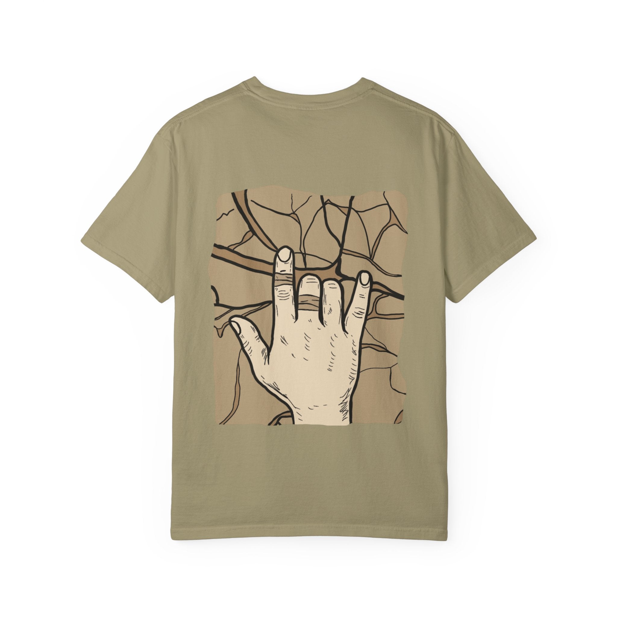 Climbing shirt, Hand on rock, T-shirt - Men