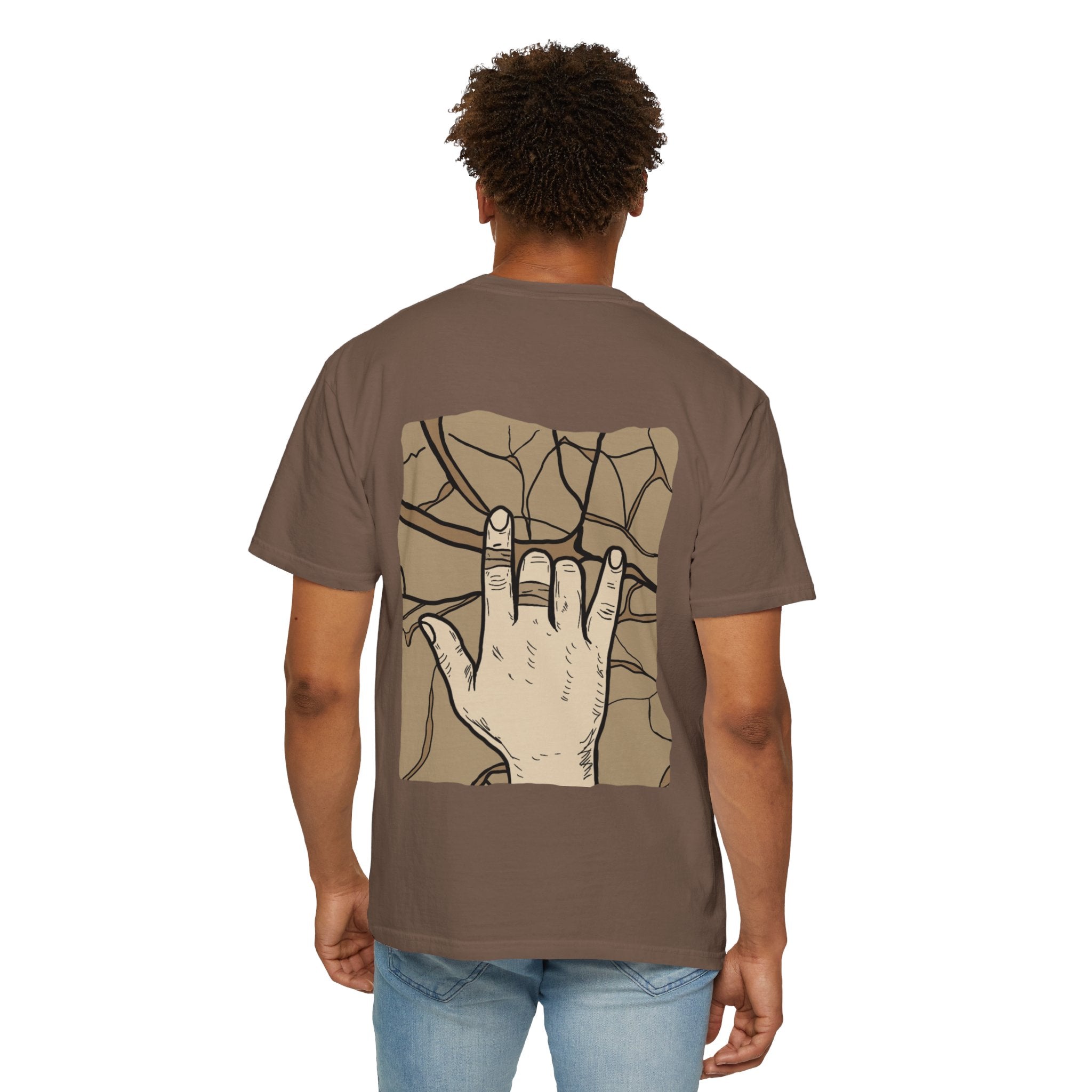 Climbing shirt, Hand on rock, T-shirt - Men